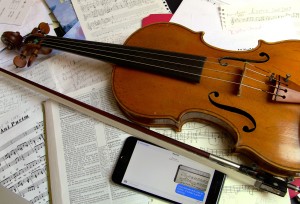 Still Life of Musical Score of Esther from Personas for Rachel Barton Pine