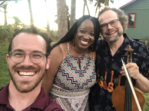 Hermitage Fellows David Wallace and Nkeiru Okoye perform a community concert following Hurricane Ian at Florida's Hermitage Artist Retreat